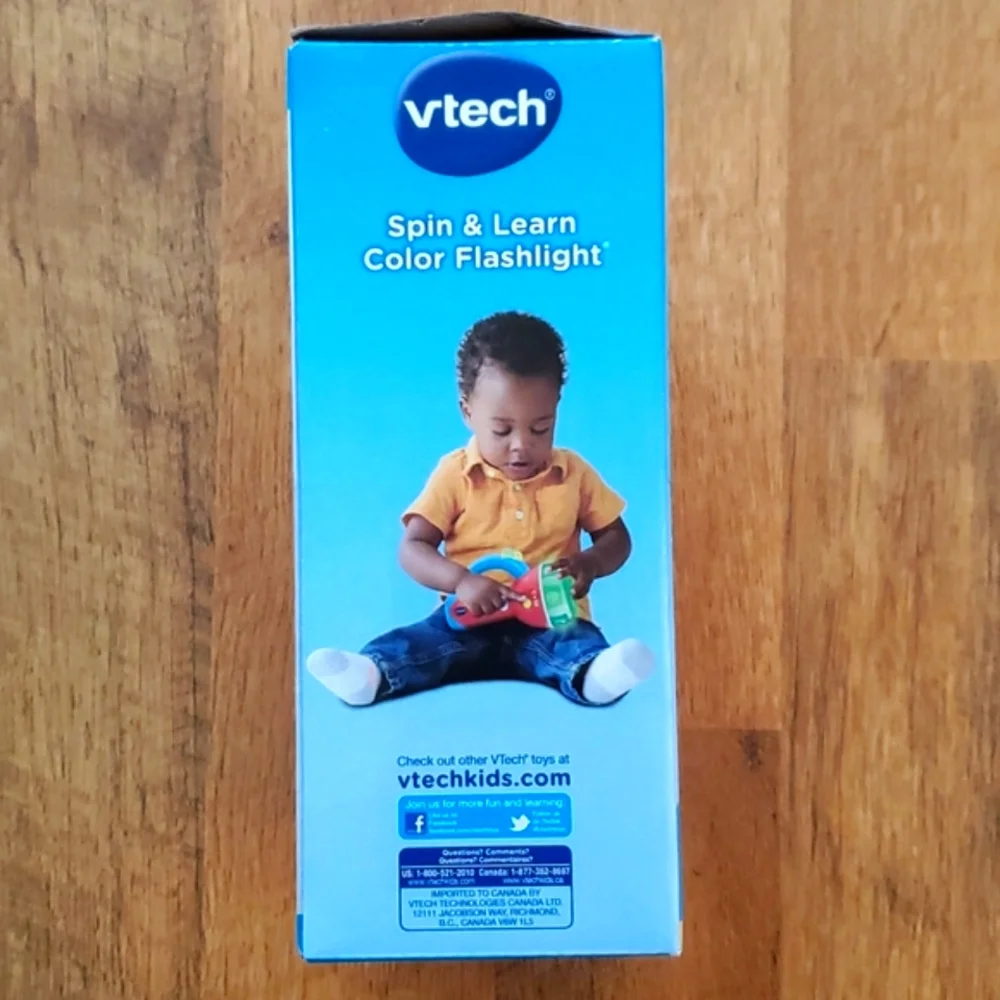 VTech Kids NIB Spin and Learn Color Flashlight for‎ 12-36M